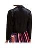 Anthropologie 100% Velvet Stripes Black Jacket Size S - photo 2