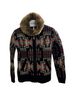 Pendleton 100% Lambswool 80% Acrylic 20% Polyester Aztec Or Tribal Print Black Red Wool Cardigan Size S - photo 1