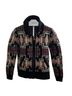 Pendleton 100% Lambswool 80% Acrylic 20% Polyester Aztec Or Tribal Print Black Red Wool Cardigan Size S - photo 9