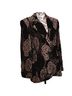 Anne Klein Floral Black Gray Blazer Size 10 - photo 1