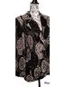 Anne Klein Floral Black Gray Blazer Size 10 - photo 7