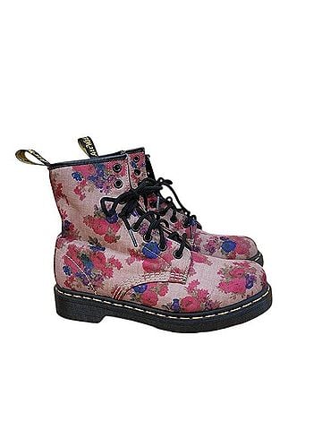 Dr. Martens Floral Castel Boots Boots (view 2)