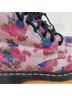 Dr. Martens Floral Pink Blue Boots Size 7 - photo 5