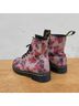 Dr. Martens Floral Pink Blue Boots Size 7 - photo 11