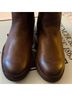 FRYE 100% Leather Brown Ankle Boots Size 7 1/2 - photo 15