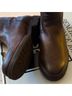 FRYE 100% Leather Brown Ankle Boots Size 7 1/2 - photo 13