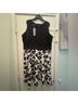 Owin Floral Black White Casual Dress Size XXL - photo 4