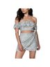 TOBI Green Silver Cocktail Dress Size M - photo 1