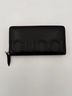 Gucci 100% Leather Solid Black Zip Black Front Logo Embossed Wallet One size - photo 1