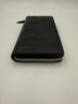 Gucci 100% Leather Solid Black Zip Black Front Logo Embossed Wallet One size - photo 2
