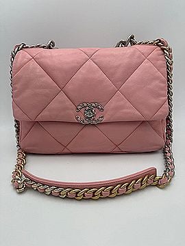 Chanel 19 Medium Pink Women's Handbag (view 1)