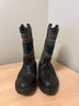 Double H Boots Black Gray Green Red Yellow Boots Size 8 1/2 - photo 3