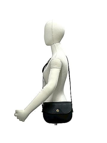 Christian Dior Christian Dior Vintage Logo Hardware Honeycomb Pattern Leather Shoulder Bag Pouch Black 90673 (view 2)