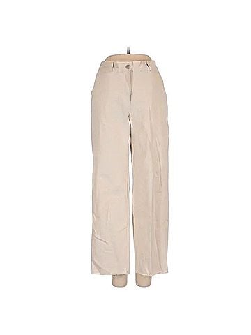 OAK + FORT White Cords Pants Casual Pants (view 1)