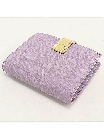 Céline CELINE Celine Bi-fold Wallet 10H26 3BRU Small Strap Women's Purple (view 2)