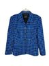 Escada Blue Black Blazer Size M - photo 1