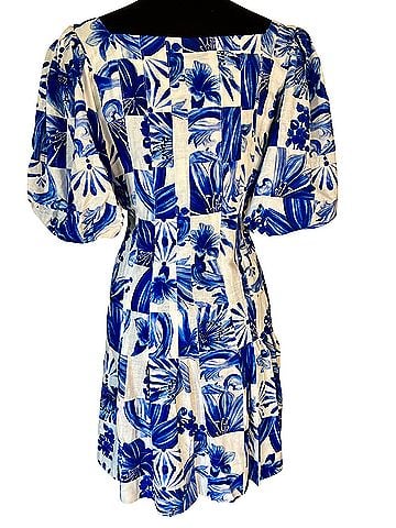 FARM Rio Garden Tiles Plaid Casual Dress (view 2)