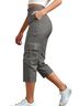 No Boundaries 100% Cotton Solid Green Gray Cargo Pants Size L - photo 1