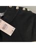 Mango Stripes Black Ivory Pullover Sweater Size L - photo 9