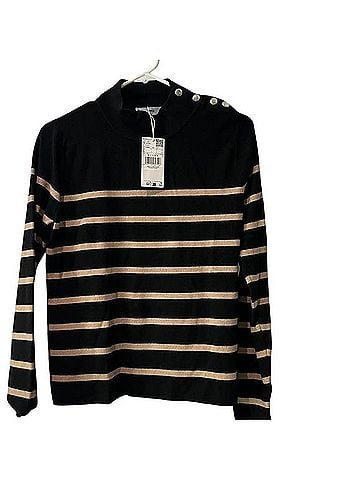 Mango Knit Sweater With Shoulder Buttons Pullover Sweater (view 2)