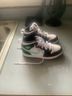Nike Black White Green Sneakers Size 12 - photo 6