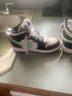 Nike Black White Green Sneakers Size 12 - photo 5