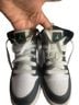 Nike Black White Green Sneakers Size 12 - photo 1