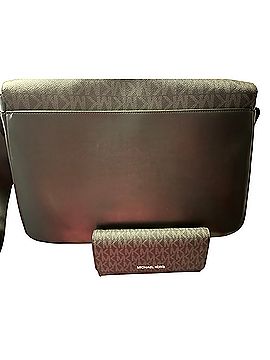Michael Kors Michael Kors Leather Messenger (view 1)