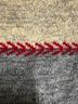 Eddie Bauer 100% Lambswool Gray Red Tan Pullover Hoodie Size S - photo 4
