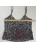 Bardot 100% Polyester 5% Polyurethane Silver Tank Top Size XL - photo 7