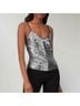Bardot 100% Polyester 5% Polyurethane Silver Tank Top Size XL - photo 4