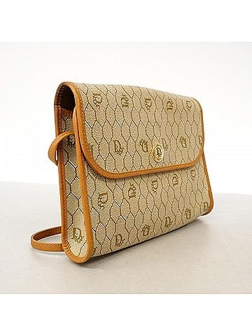 Christian Dior Christian Dior Honeycomb Shoulder Bag, Beige, Women's (view 2)