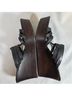 Ugg Australia 100% Leather Black Sandals Size 7 1/2 - photo 4