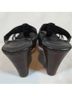 Ugg Australia 100% Leather Black Sandals Size 7 1/2 - photo 3