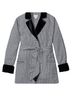 Petite Plume Houndstooth Black White Wrap Size XL - photo 1