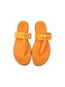 Tory Burch 100% Leather Orange Sandals Size 9 - photo 4