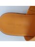 Tory Burch 100% Leather Orange Sandals Size 9 - photo 3