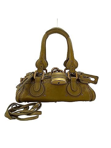 Chloé Chloé Chloe Paddington Mini Handbag, Khaki (view 1)