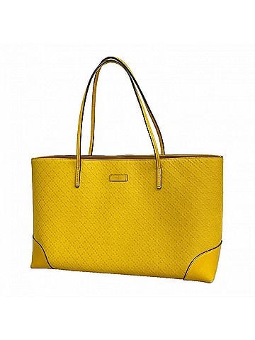 Gucci Gucci Diamante Tote Bag 353397 Leather Yellow Champagne Women's (view 1)