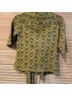 Moth Graphic Yellow Gray Cardigan Size M - photo 6