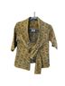 Moth Graphic Yellow Gray Cardigan Size M - photo 1