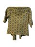 Moth Graphic Yellow Gray Cardigan Size M - photo 2