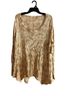 wonderly Tan Long Sleeve Top Size XL - photo 1