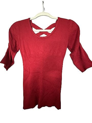 Derek Heart Short Sleeve Blouse (view 1)