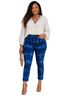 Ralph Lauren Tie-dye Blue Jeans Size 16 - photo 1