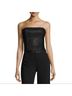 Halston Heritage Black Tank Top Size 6 - photo 4