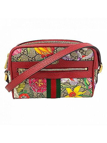 Gucci Gucci Flora Shoulder Bag 517350 Red Multicolor Women's (view 1)
