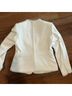 DKNY 88% Polyester 12% Acrylic 100% Polyester White Blazer Size 12 - photo 5