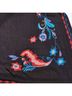 Curations 100% Viscose Floral Black Multi Color Jacket Size M - photo 9
