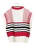 Maeve 100% Cotton Graphic Red White Black Pullover Sweater Size S - photo 2